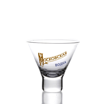 LFGB Approval 1.7oz Shot Drinking Glasses Double Shape For Whiskey