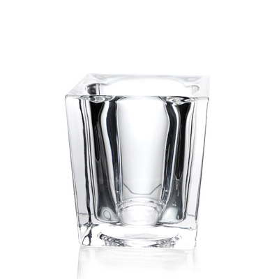 Multipurpose Crystal Hurricane Candle Holders , Floating Glass Candle Holders 10cm