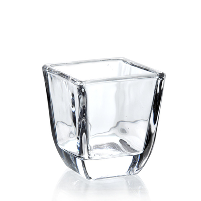 Multipurpose Crystal Hurricane Candle Holders , Floating Glass Candle Holders 10cm
