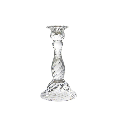 Long Stem 24cm Height Glass Votive Candle Holders Clear For Table