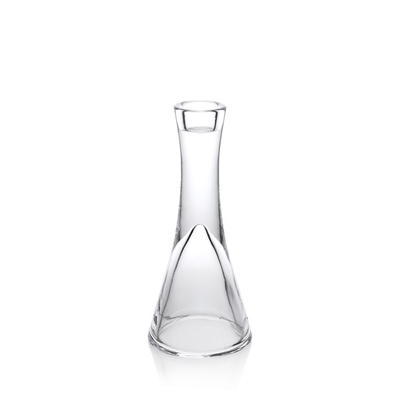18cm Height Modern Taper Glass Candle Holder For Wedding Ceremony
