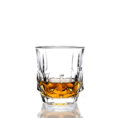 276ml Round Glass Highball Tumblers , Heavy Base Whisky Glass Whisky Customized