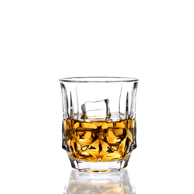 276ml Round Glass Highball Tumblers , Heavy Base Whisky Glass Whisky Customized