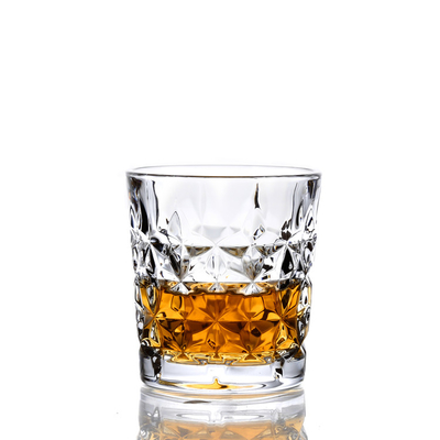 Tangson Hotel Use Highball Drinking Glasses , 300 Ml Wine Glass Crystal Rock Style
