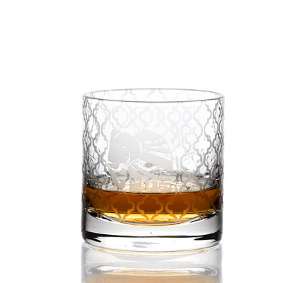 Tangson Hotel Use Highball Drinking Glasses , 300 Ml Wine Glass Crystal Rock Style