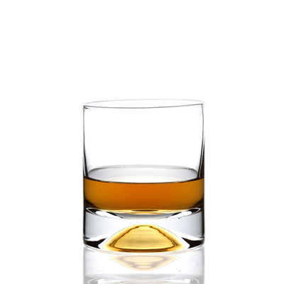 Engraved Heavy Base Dublin Crystal Whiskey Glasses 271ML