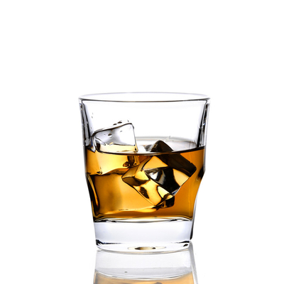 Engraved Heavy Base Dublin Crystal Whiskey Glasses 271ML