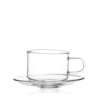 Double Wall Insulated Glass Mugs 214ML For Cappuccino Espresso