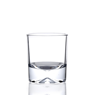 LFGB Customized Heavy Base Mountain Plain Whiskey Glass 144ml
