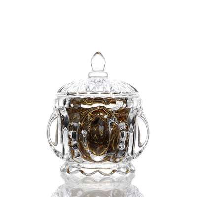 LFGB Unique Transparent Soda lime Glass Food Storage Container