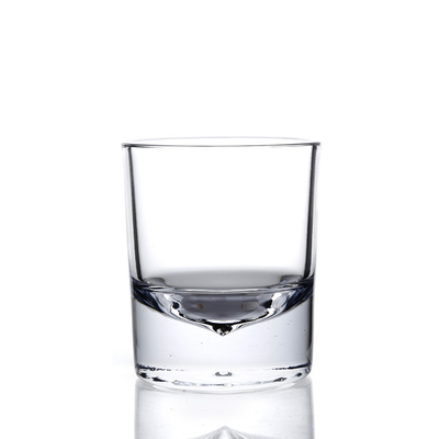 5OZ Machine Pressed Engraved Whiskey Tumbler Luxury Crystal Glass