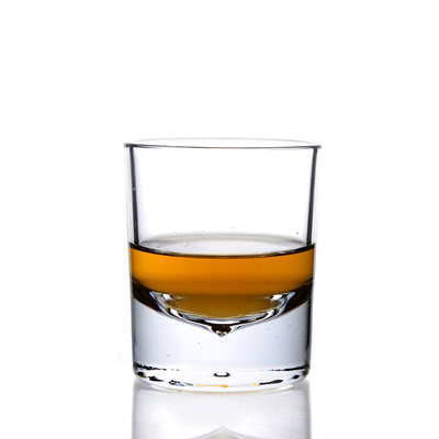 5OZ Machine Pressed Engraved Whiskey Tumbler Luxury Crystal Glass