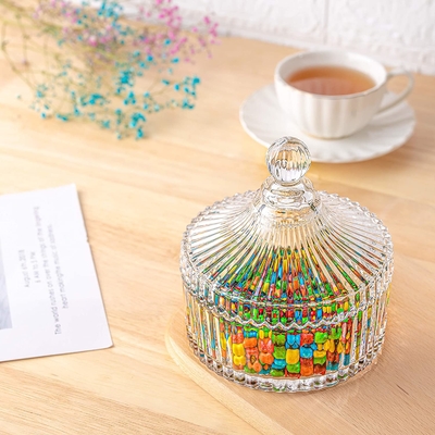 Tangson Vintage Glass Candy Bowl LFGB Certified For Home Hotel Decoration