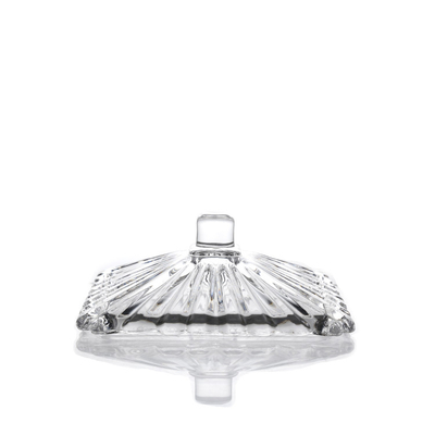 Carnival Crafted Glass Candy Dish Of Quality Lead Free Brilliant Transparent Crystal