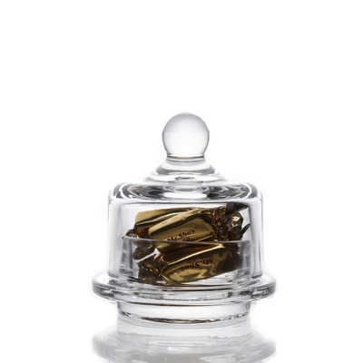 BD024 Round Butter Dish Container Home Decoration With Classic Cover