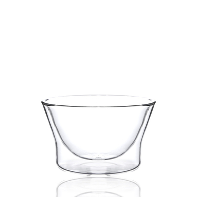 Lead Free Crystal Coffee Glass Mug Machine Pressed For Bar / Hotel Usage