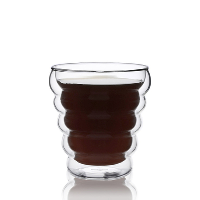 Double Wall Borosilicate Coffee Glass Mug Transparent Clear Eco Friendly