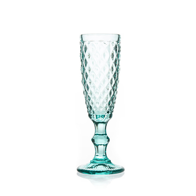 Houseware Colored Clear Glass Dinnerware Set Modern Soda Lime Material