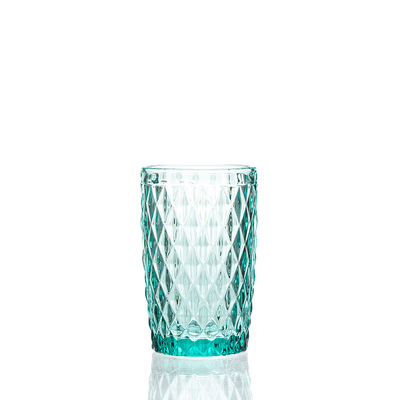 Houseware Colored Clear Glass Dinnerware Set Modern Soda Lime Material