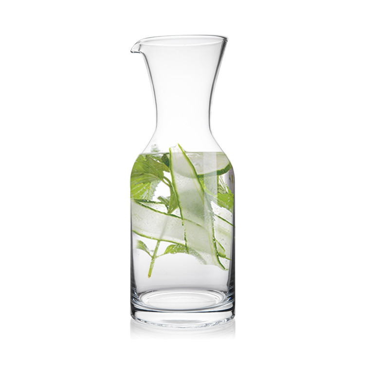 Wholesale Water Drinking Bottle Glass Transparent Glass Pitcher Carafe