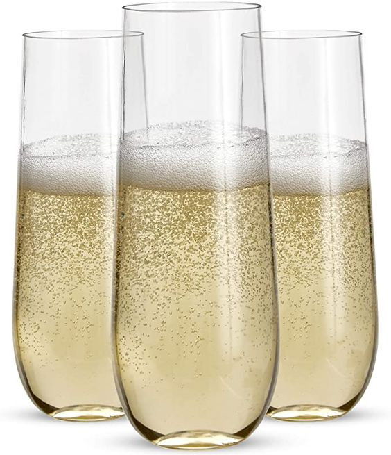 New Arrivals Handleless Champagne Glasses Best Selling Transparent Wine Glasses