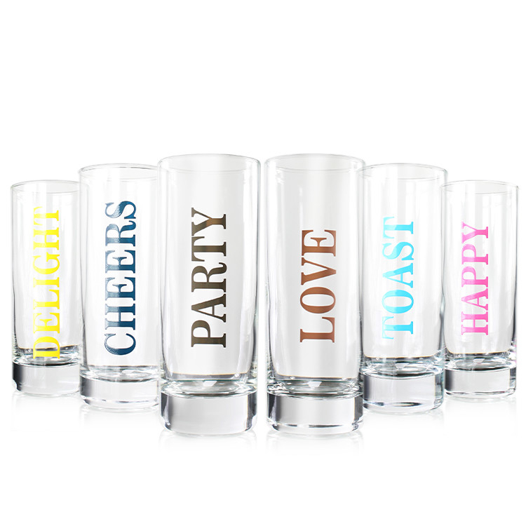 Best Selling Factory Mechanism Soda Lime Highball Cup Decoration Gift Custom Glass