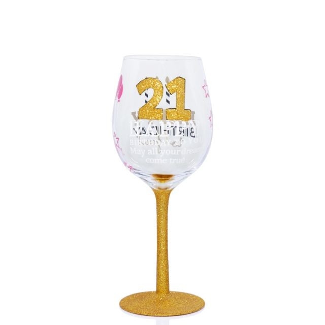 High Quality Factory customized Personalized Glitter Wine Glass