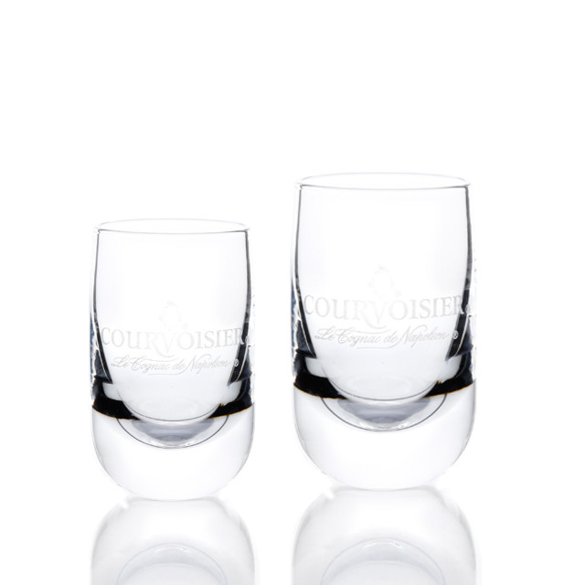 Custom logo round lead free crystal transparent 50ML Shot Glass