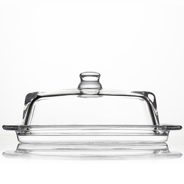 China Wholesale Factory Price High Quality Clear Butter Dish Set