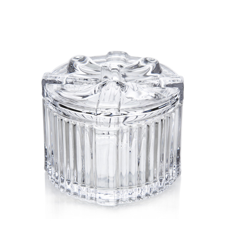 Hot selling crystal jewel box glass jewellery boxes