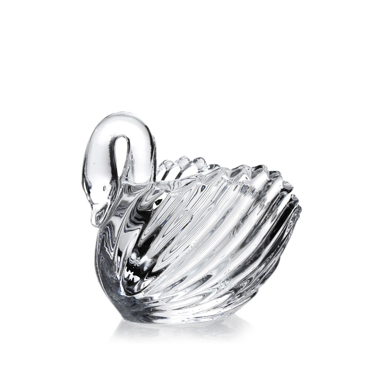 Creative Swan Shape Clear Classic Candle Holder Home Decoration