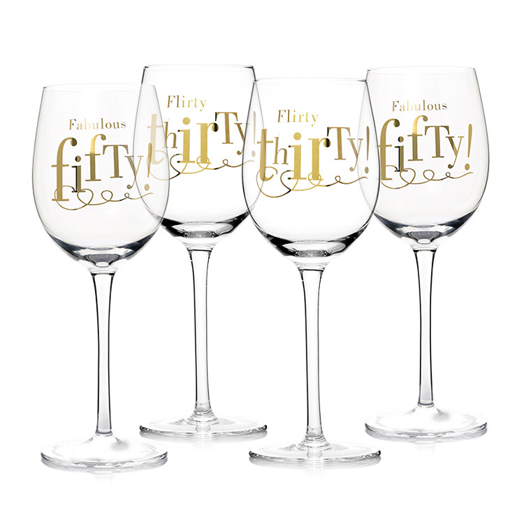 Fashionable Customized Transparent  High End Red Wine Glasses For Bar