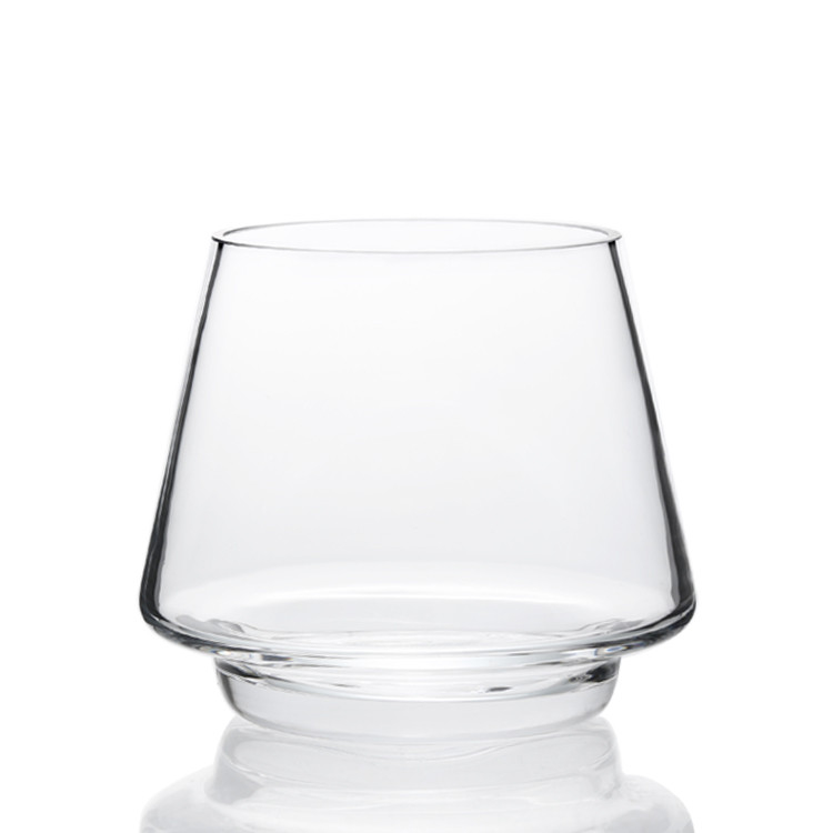 Multipurpose Crystal Hurricane Candle Holders , Floating Glass Candle Holders 10cm